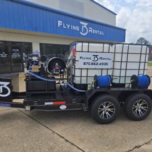 PRESSURE WASHER HOT/GAS TRAILER MT