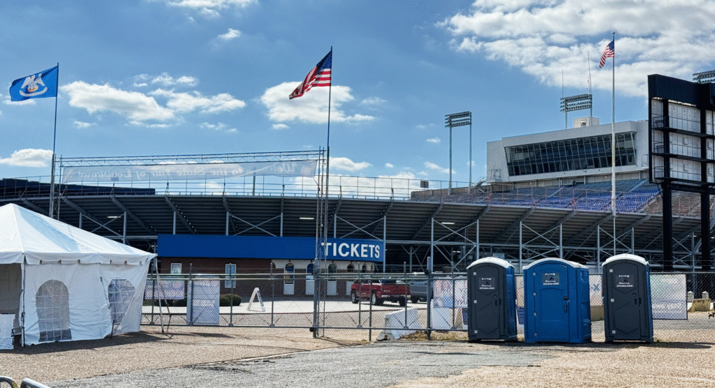 Flying B Rental Tents and Restrooms at The State Fair of Louisiana
