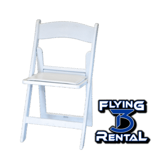 CHAIR, FOLDING, WHITE